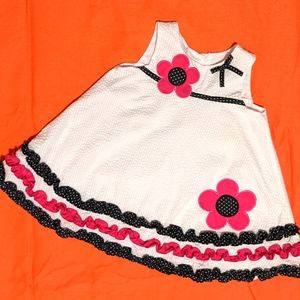 White Jumper w/ Pink Flowers 2T